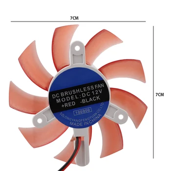 

Computer Fan VGA Video Card Cooler Computer 75mm 2 Pin Connector 12VDC Cooling Fan