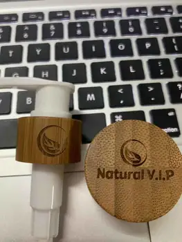 

Natural CBD lids 24/410 bamboo lotion pump cap ,24R bamboo spray cap , 20R 24mm 410 bamboo shampoo cap,18/410 bamboo pipette cap