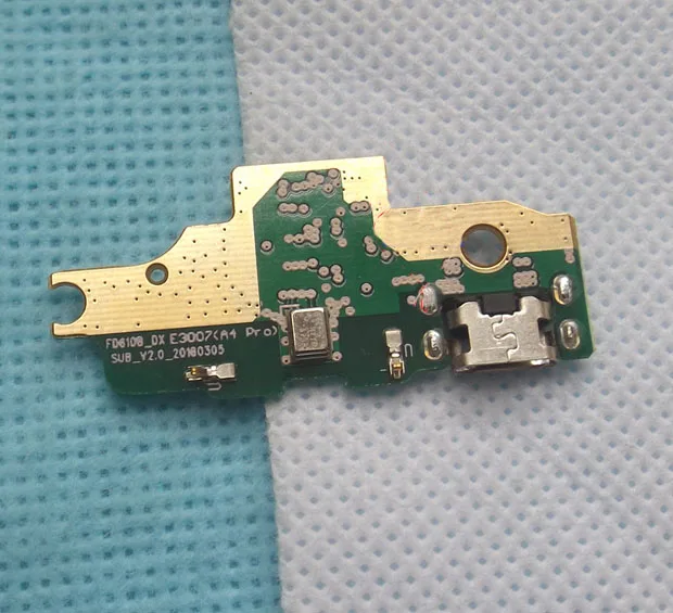Б/у оригинальная USB штепсельная плата для зарядки Elephone A4/A4 pro MT6739 четырехъядерный