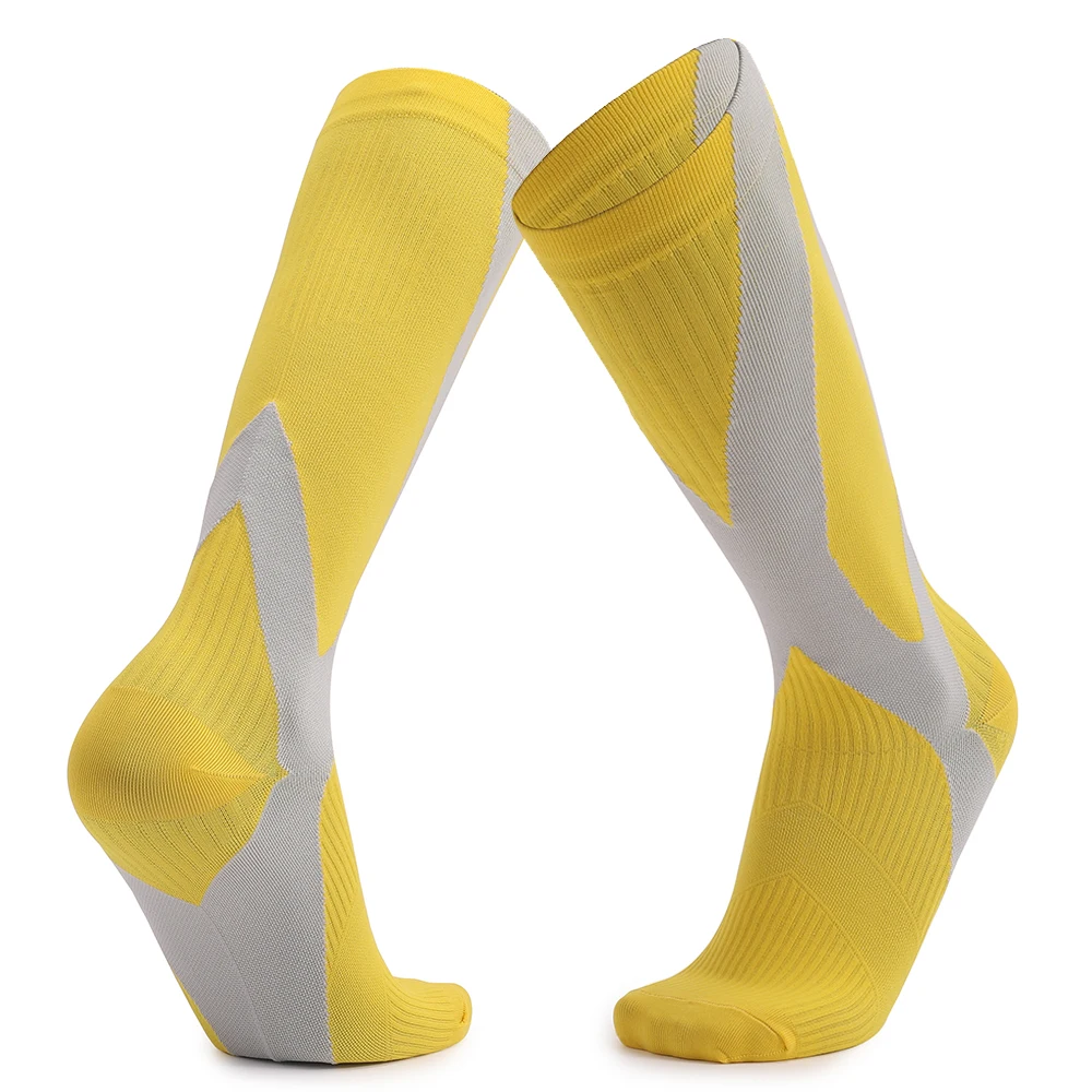 4 Pairs Sport Compression Socks for Men & Women 20-30 mmHg Athletic Fitness Outdoor Cycling Fast-drying Breathable Socks