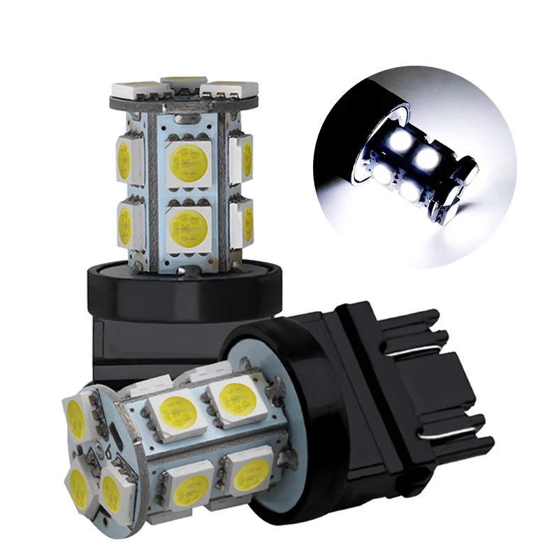 2 шт. 1156 BA15S 1157 BAY15D 3157 7443 13Led 5050 Автомобильные светодиодные стоп-сигналы задние