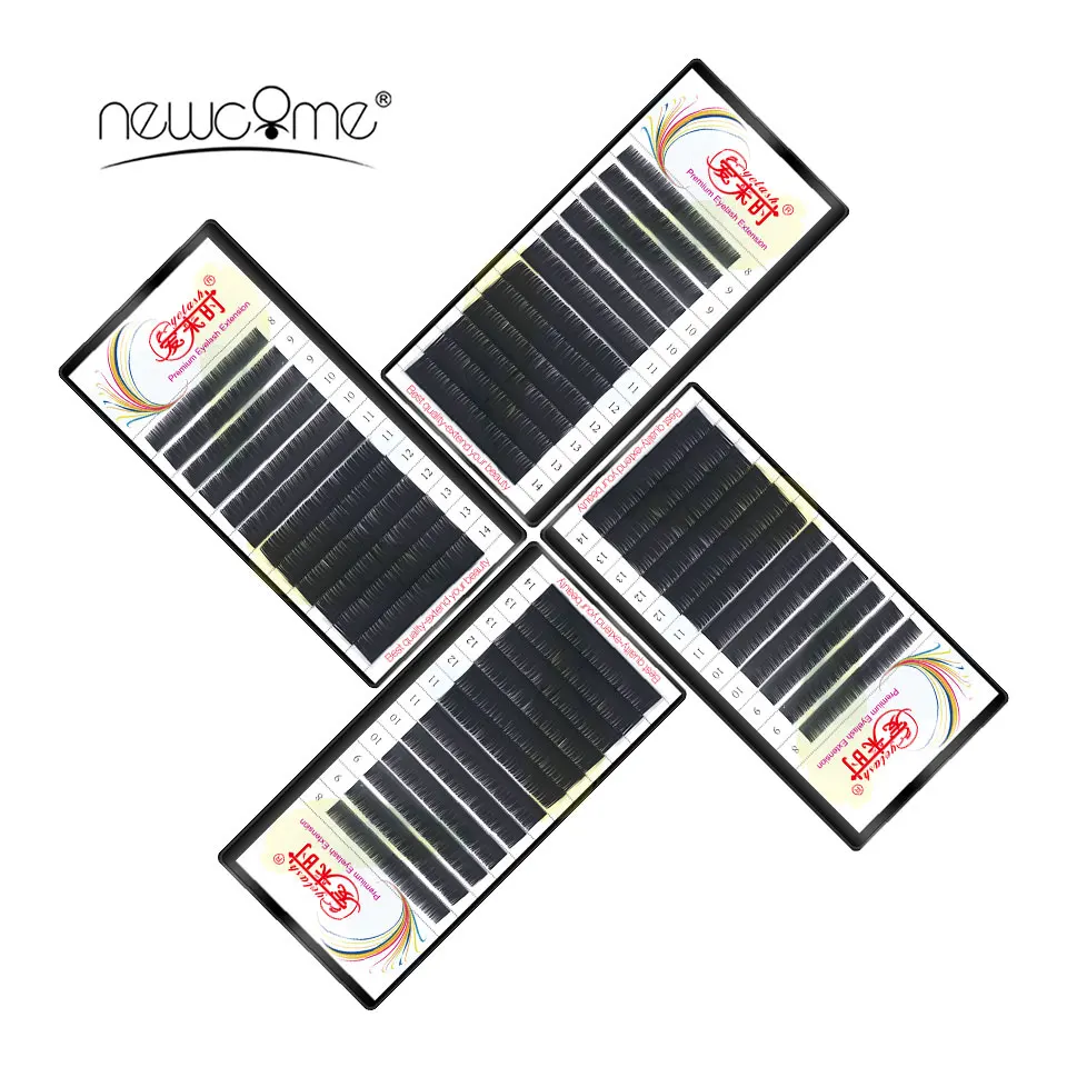 NEWCOME Eyelash Extension Individual Curl B/C/CC/D Eyelashes 0.03-0.25mm Thickness Eyelash Extension for Make Up Professionals eyelash extension eyelash extensions eyelash extension lashes fake eyelashes false eyelashes