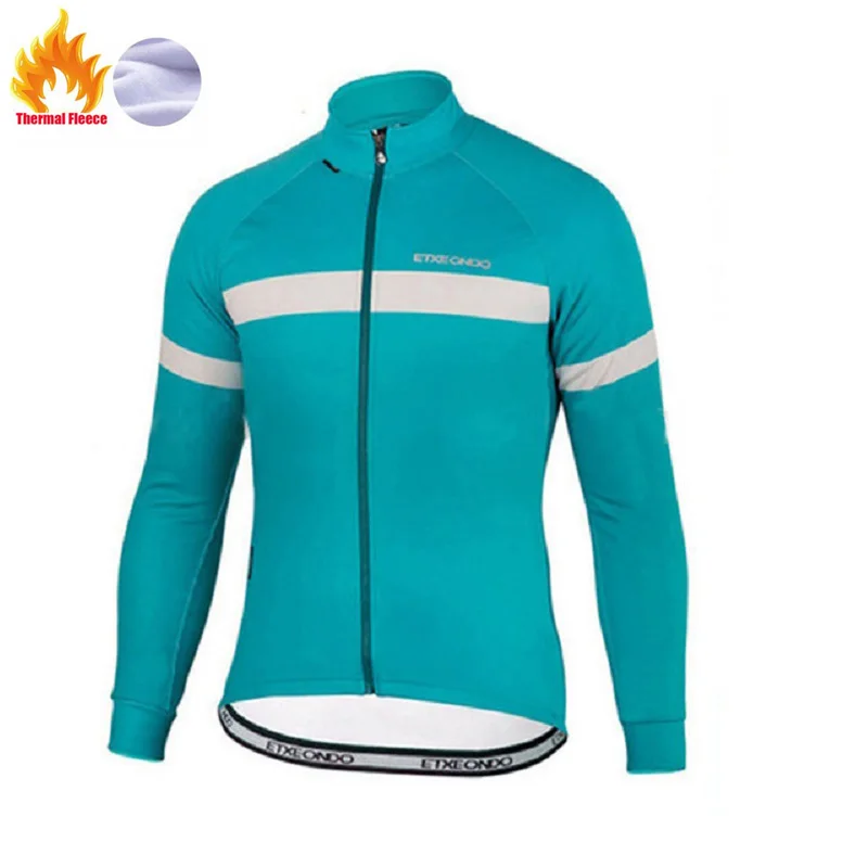 Tops 5 Etxeondo Winter Thermal Fleece jacket Cycling Jersey long sleeve Ropa ciclismo hombre Bicycle Wear Bike Clothing maillot Ciclism - Цвет: Tops 5