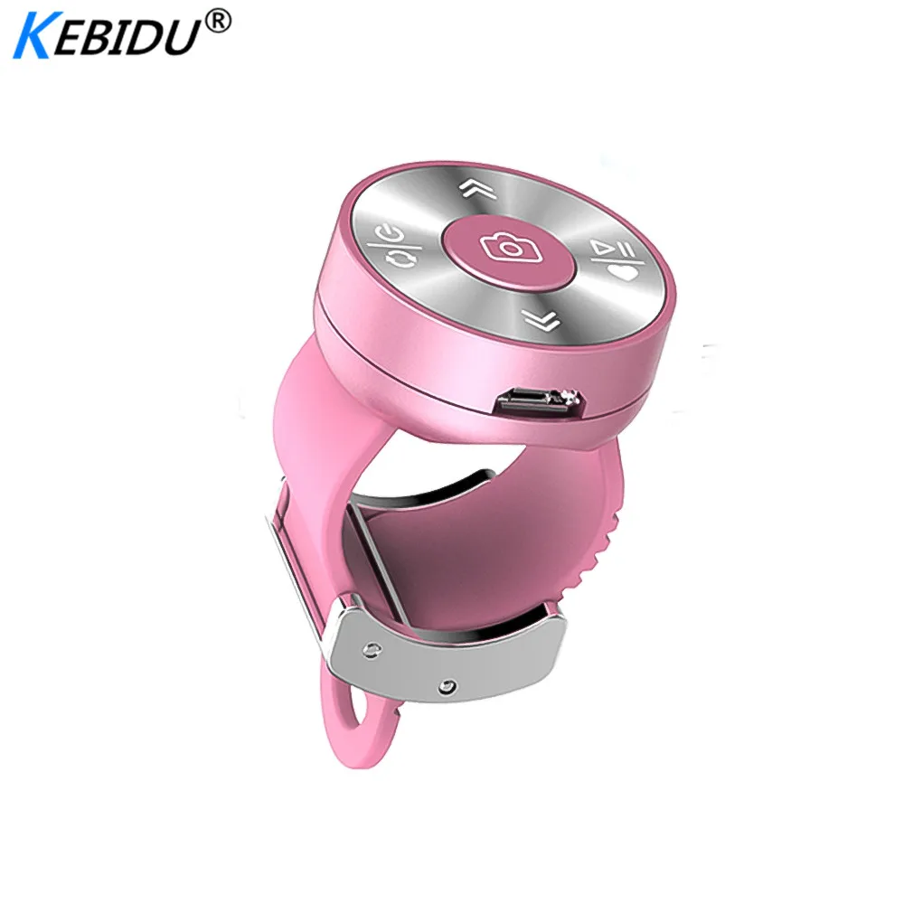 

Kebidu Wireless Bluetooth Remote Control Media Button for Car Steering Wheel Motorcycle Bike Handlebar for phones