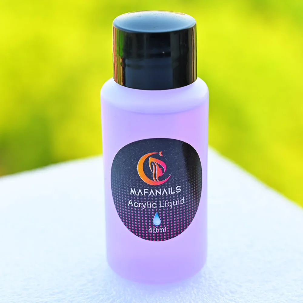 Nail Acrylic Liquid 40Ml 1.3OZ Monomer Acrylic Liquid For Acrylic Build Nails Art Extension