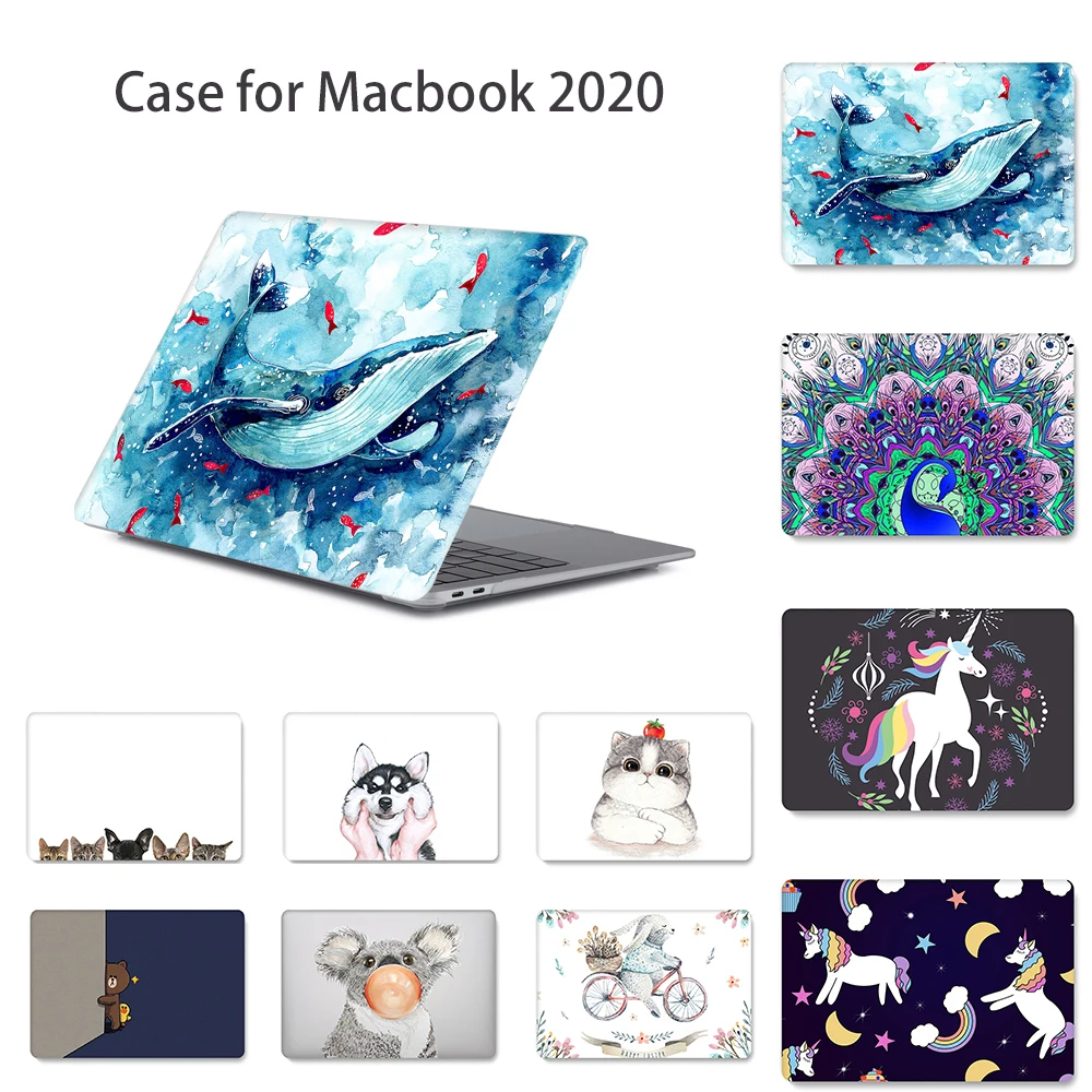 Чехол для ноутбука с узором 2020 Macbook Pro 13 A2289 A225 чехол сенсорной панелью macbook new Air A2179