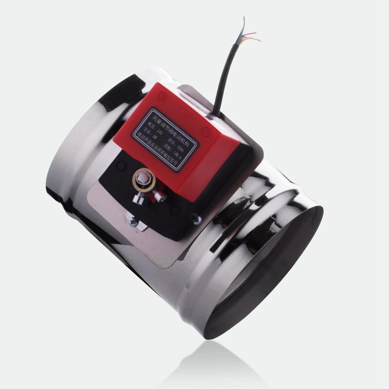 220V125Mm воздушный демпфирующий клапан электрическая воздушная труба значение Электрический воздушный демпфирующий трубный клапан регулятор объема воздуха клапан