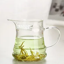 Термостойкое стекло зеленый чай чашка Юэ я Бэй фильтр толстый полумесяц кувшин чайный набор кунг-фу кувшин для чая аксессуары