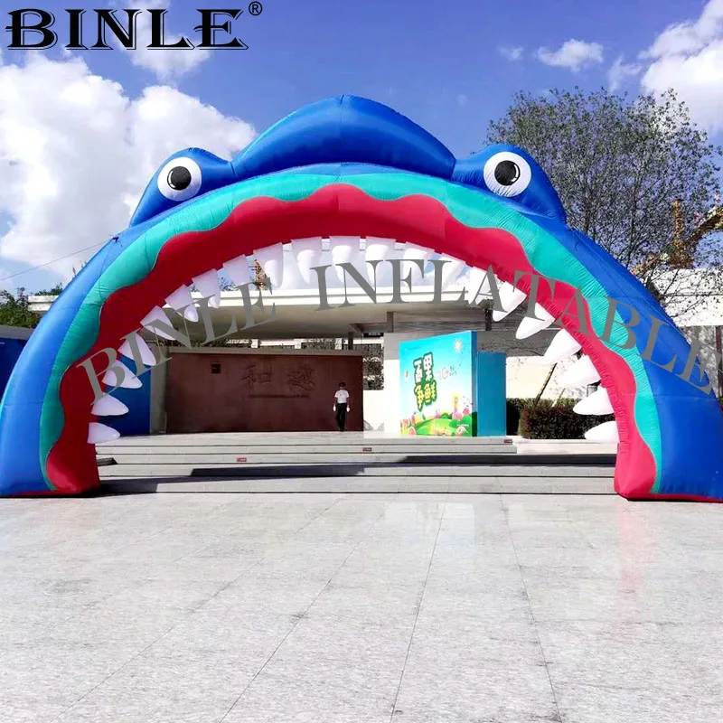 Airblown вход Надувные Акула арки шар для фестиваля вечерние украшения