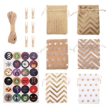 

24Pcs/Set Candy Pouch Various Adorable High Quality Goody Bags for Halloween Gift Party