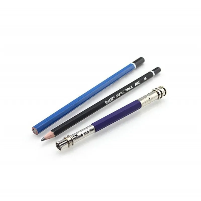 

Adjustable Dual Head Pencil Extender Holder Sketch School Office Art Write Tool Pencil Lengthener Lengthening Tool 1pcs