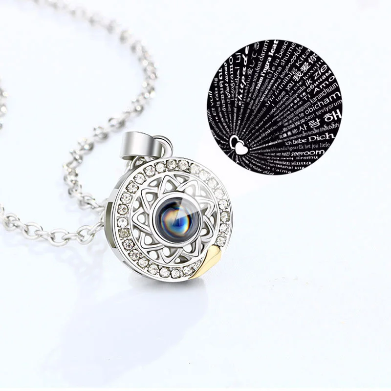 Magnetic Necklace Sun and Moon for Her/Him