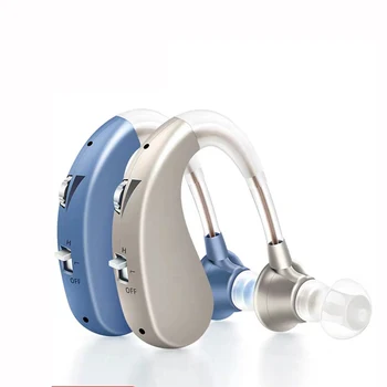

Sliver Portable Digital Hearing Aid Rechargeable Wireless Voice Sound Amplifier for Elder Severe Loss Hear Ear Care Tools Deaf