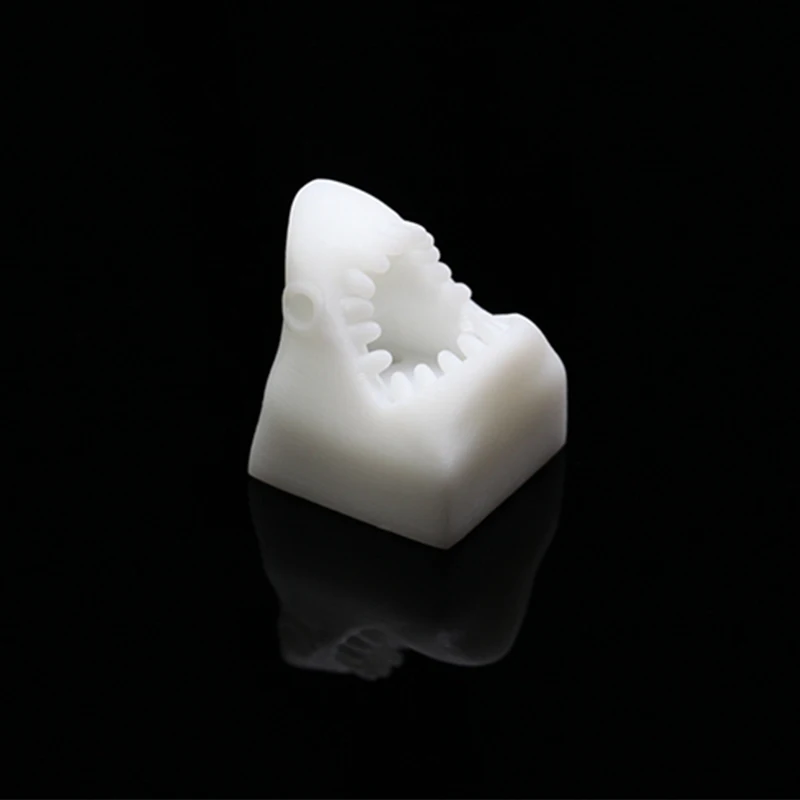 Колпачки для ключей большая белая акула форма высокая точность 3d печать механическая клавиатура индивидуальный светильник Keycap Подсветка клавиатуры DIY