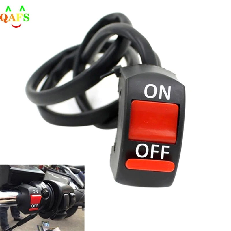 

1PC New Universal 12V Motorcycle Handlebar Accident Hazard Light Switch on/off Button