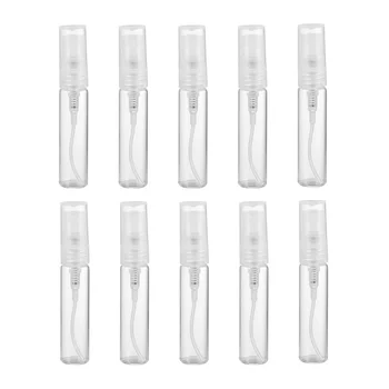 

1 Bag/10pcs Press Pump Cosmetic Bottle Portable Cosmetic Empty Perfume Bottle Travel Lotion Storage Bottle (5ML)