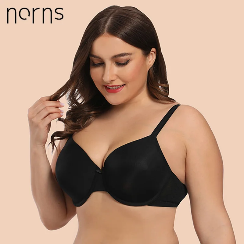 Norns Silk большой бюстгальтер тонкая большая грудь нижнее белье