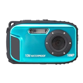 

16MP HD Detection Professional Waterproof Camera Camcorder Underwater Sports LCD Display Diving USB Digital Video Anti Shake