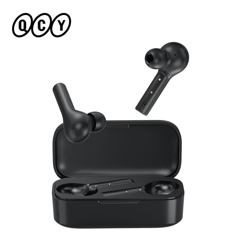 QCY T5pro inalámbrico auriculares Bluetooth 5,0 estéreo TWS auriculares Mini Invisible 3D estéreo HiFi