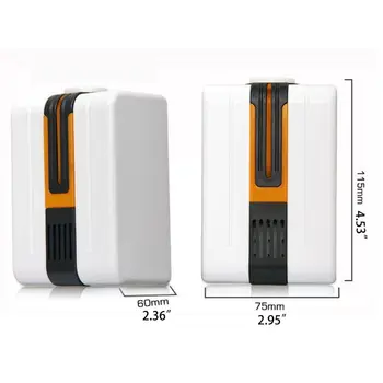 

Mini Home Ionizer Purifier Air Cleaner Ozonator Oxygen Purify Kill Bacteria Virus Clear Peculiar Smell Smoke Mute AC 110V/220V