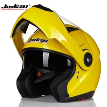 Мотоцикл JIEKAI шлемы двойной козырек из углеродного волокна Moto Casco модульный откидной шлем DOT утвержден 115 гонки мотокросса шлемы