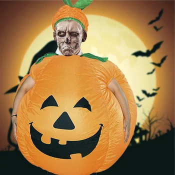 

Halloween Cosplay Pumpkin Inflatable Costume Adults Halloween Party Stage Performance Mascot Costume JS22