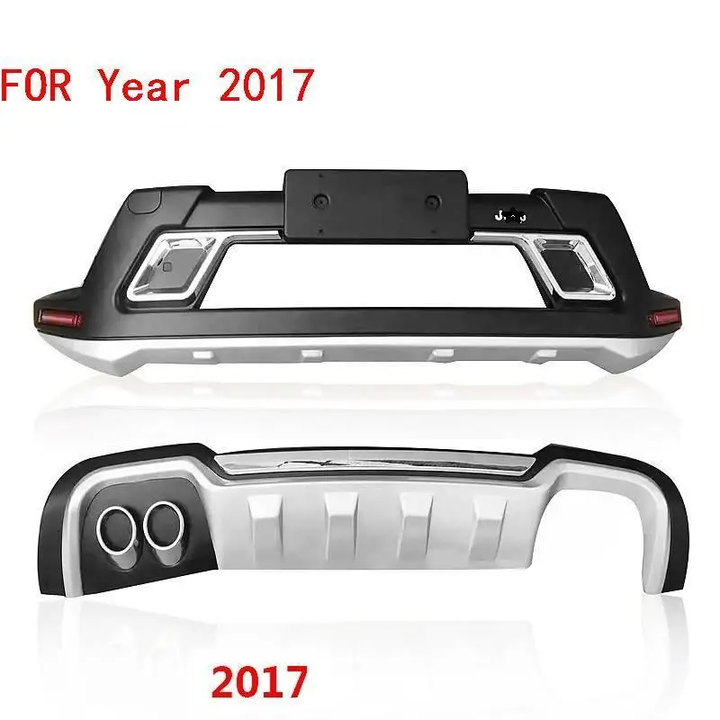 Automovil запчасти Модифицированная модификация аксессуар Стайлинг задний диффузор Тюнинг автомобиля Передние Губы бамперы 16 17 18 для JEEP Компас