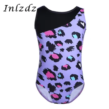 

Kids Girls Gymnastics Swimsuit for Dancing Ballet Leotard Costume Sleeveless Bodysuit Ballet Dance Leotard Jumpsuit Dancewear
