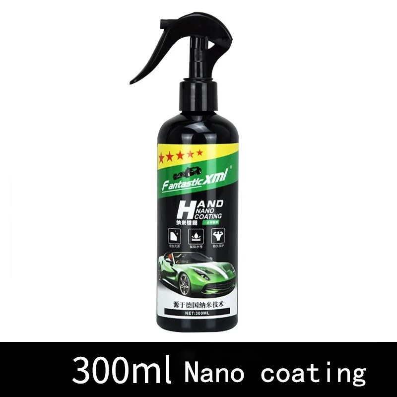 300ml Car Repellent Ceramic Coating Nano Glass Plated Crystal Liquid Hydrophobic Waterproof Agent |