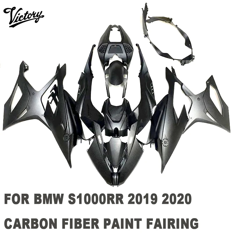 

Motorcycle Accessories Carbon Fiber Color Matching Fairing Kit ABS Injection Molding Suitable for BMW S1000RR 2019 2020