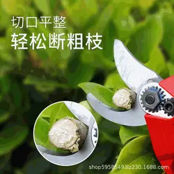 Huang rea портативный Электрический секатор нож беспроводной литиевый электрический ножницы для обрезания веток садовые ножницы