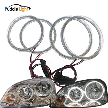 

For BMW E92 Non Projector Auto Lighting Headling Super Bright White Color 3528 SMD Led Angel Eyes Kit Daytime Running Light DRL