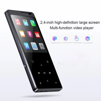 

2.4Inch MP3 Player with Bluetooth Speaker Built-in 8G Brightness Adjustment Press Screen Walkman with Backlight