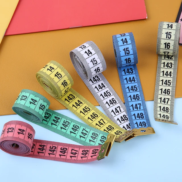 LMDZ 150 CM/6 PCS Body Measuring Ruler Tailor Tape Measure  Durable Soft Sewing Ruler for Quilting Sewing and Fabric Cutting 3