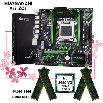 شراءHUANANZHI X79-ZD3 MATX اللوحة الأم CPU RAM كومبو NVMe/NGFF المزدوج M.2 فتحة المعالج Xeon E5 2690 V2 الذاكرة 64G(4*16G) 1866 RECC