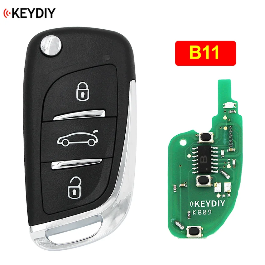 

B11 3 Button Universal Remote Control Car Key for KD900 KD900+ URG200 KD-X2 Mini KD B-Series Remote Key DS Style KD Remote