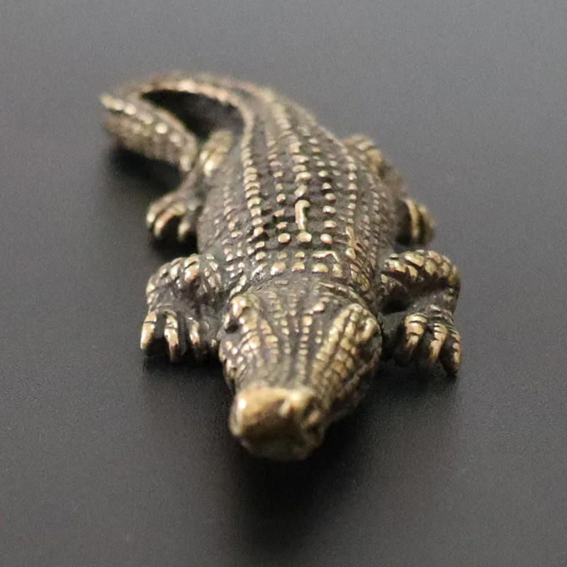 crocodile copper figurines (6)