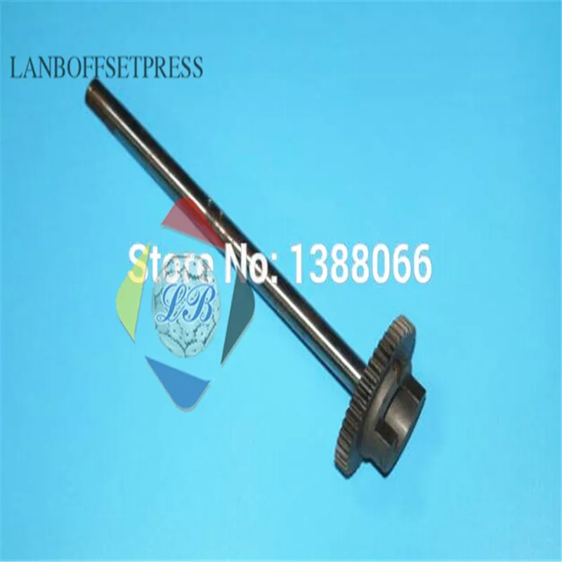 

SM102 CD102 machine bearing bolt gear shaft for SM102 CD102 printing machine 44 teeth length=320mm,2 holes in the middle