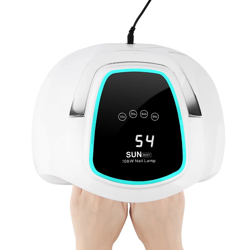 SUN BQ6T УФ светодиодный светильник для ногтей сушилка 108 ВТ две руки лампа для ногтей сушильная лампа для Гель-лак для маникюра Инструменты Прямая поставка