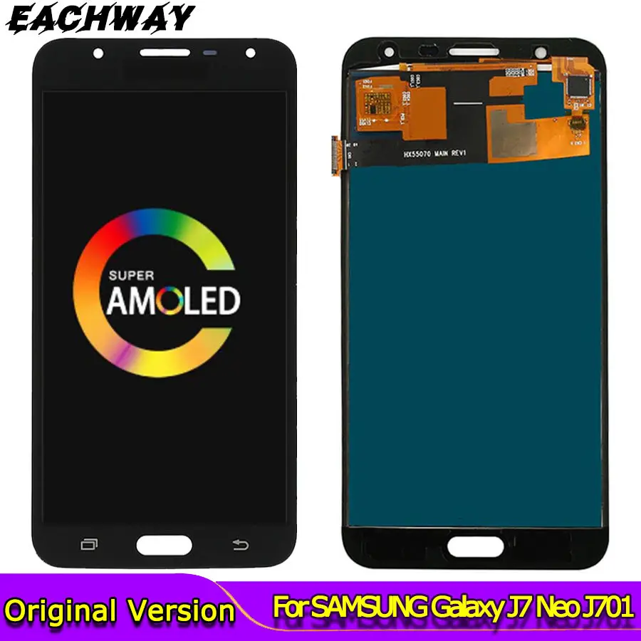5 ЖК-дисплей для Samsung Galaxy J7 Neo J701 J701M J701MT с сенсорным экраном и дигитайзером в сборе