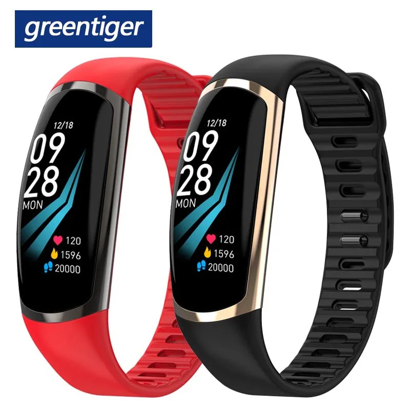 Greentiger R16 умный Браслет фитнес-трекер монитор сердечного ритма во время сна Спорт Смарт-браслет кровяное давление браслет для Android IOS