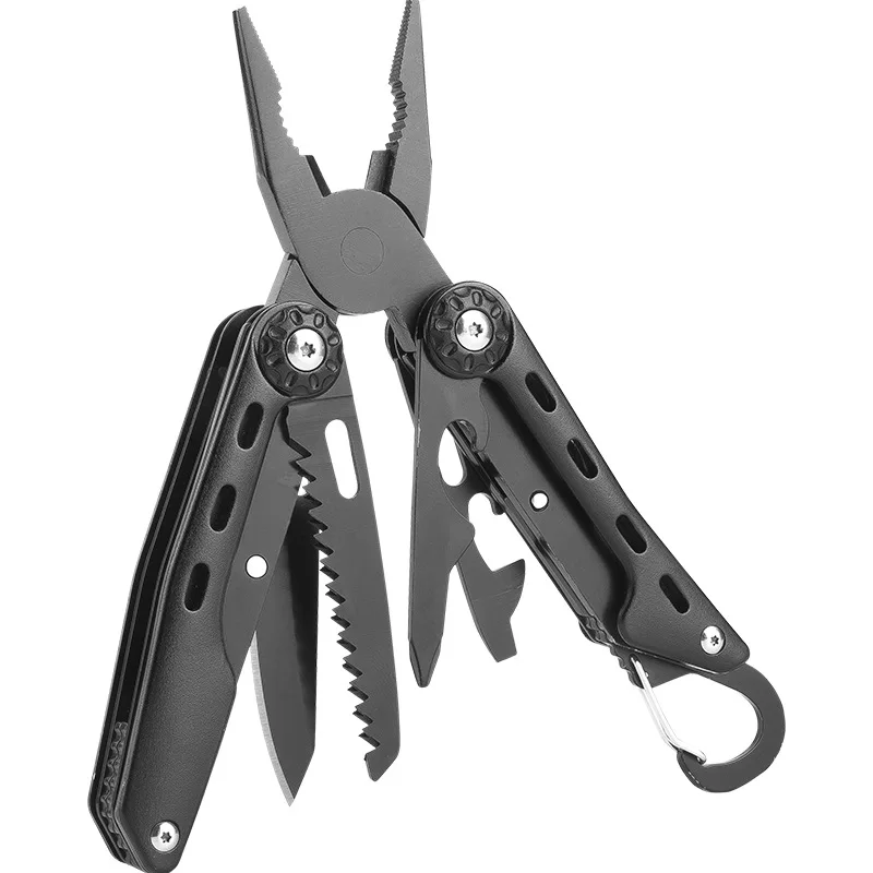 

10 IN 1 Multi-function Folding Knife Hand Tools Stainless Steel Car Moto Bicycle Repair Tool Plier Cutter Field Survival Tool