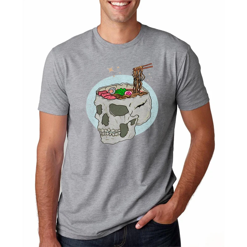 1027914 Casual Tshirt Short Sleeve Men T-shirt Gray Cotton Cool Tee Shirt Tops |