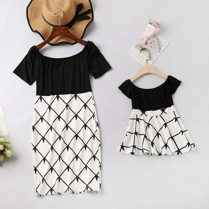 mom and girl dresses