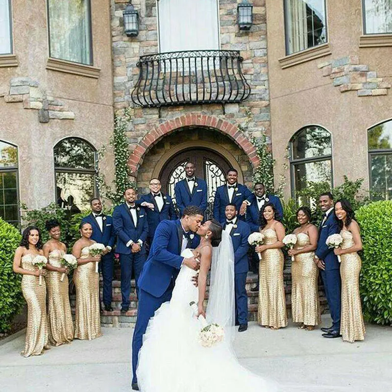 

Мужской свадебный костюм на заказ 2019, брюки, синие смокинги для жениха, блейзер-Лучший человек, черный пиджак с заостренным лацканом, мужской костюм-двойка