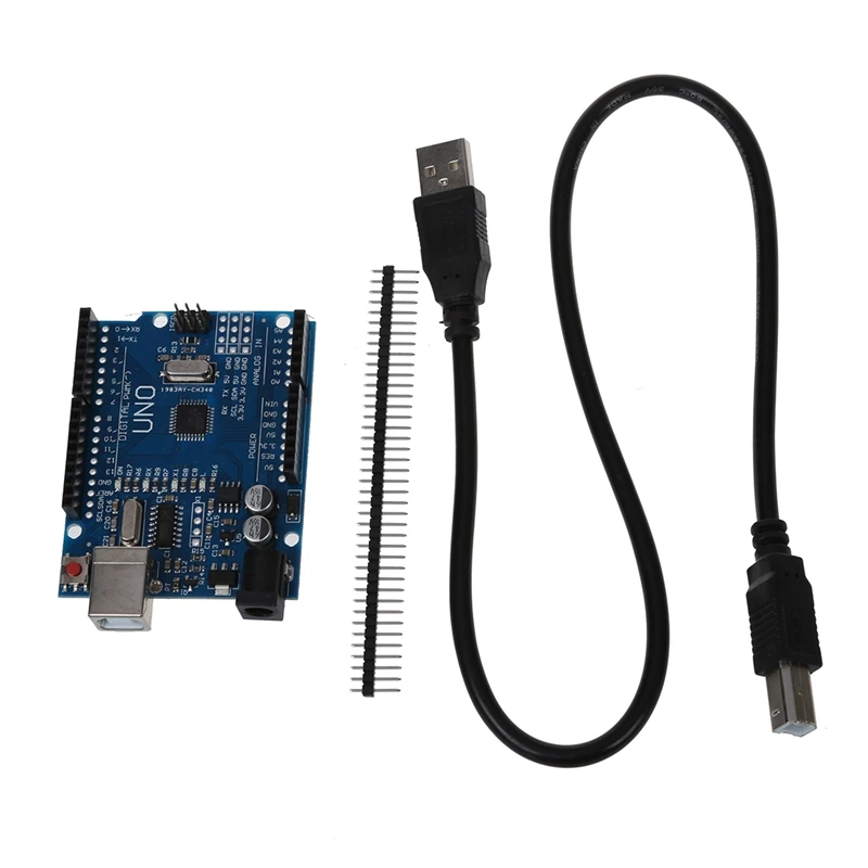 Экспериментальная плата макетная плата ZYJ-60 прозрачная новая и Atmega328p CH340G UNO R3 плата+ usb-кабель, совместимый с