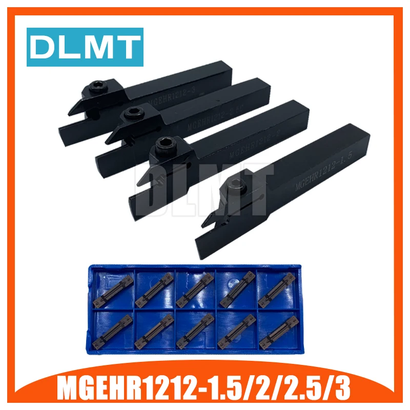 

MGEHR1212-1.5 MGEHR1212-2 MGEHR1212-2.5 MGEHR1212-3 External Grooving Turning Lathe Bar Tool Holder Set
