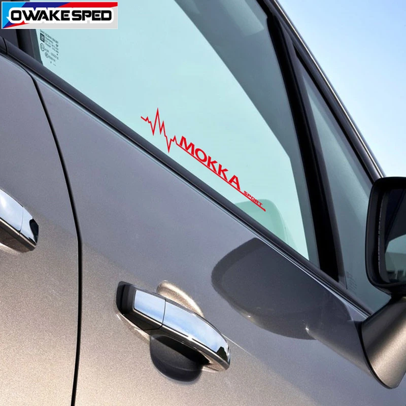 2pcs 23cm Car Reflective Vinyl Decal Side Window Sticker For Opel OPC Astra Insignia Corsa Vectra Mokka Vivaro Adam Accessories (3)