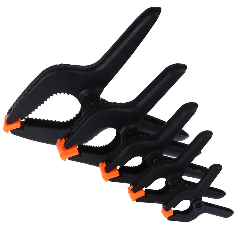 

1Pc 2 "3" 4" 6" 9" inch Woodworking Spring Clip Toggle Clamps DIY Tool Plastic Nylon Multifunctional clip photography model clip