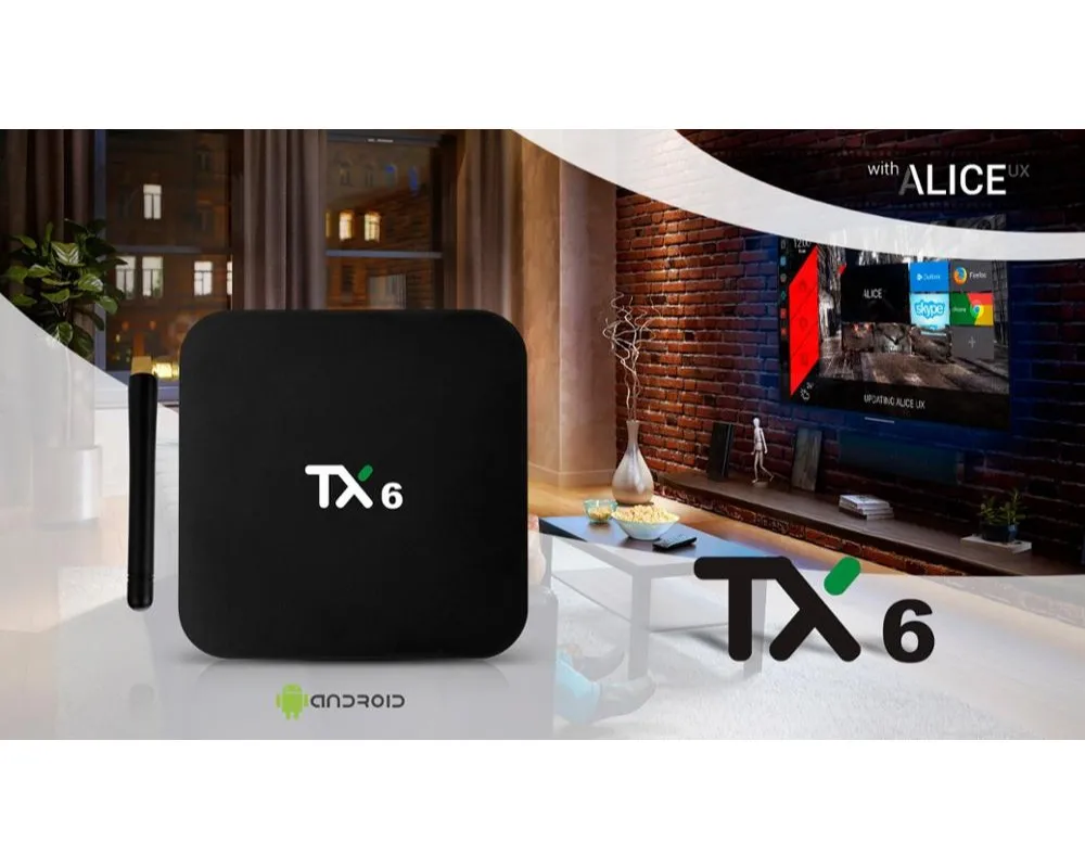 TV BOX TX6 smart TV box Allwinner H6 Quad core Android 9.0 2G 16G 32G 64G USB3.0 2.4G 5Ghz WiFi BT 6K Neftflix Set top box